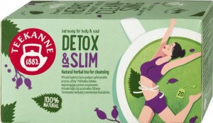 Herbata Ziołowa Z Zieloną Herbatą Detox & Slim 20 Torebek Teekanne