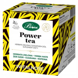 Bifix Power Zielona Herbata YERBA Żeń-Szeń GUARANA Kofeina ENERGIA z NATURY