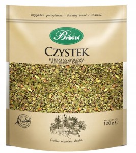 Herbata Ziołowa CZYSTEK 100g BIFIX Zdrowe Zioła