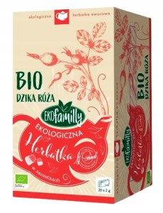 Dzika Róża Bio Ekologiczna Herbata Bifix 20 tor Ekologiczna Herbata Ziołowa