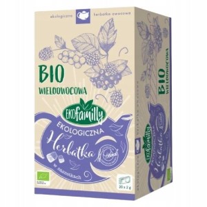 Wieloowocowa Herbata Bio Ekologiczna Bifix 20 tor Herbata Owocowa
