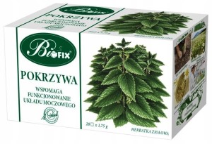 Herbata z POKRZYWY Pokrzywa 20 Torebek BIFIX to Zdrowa Herbata