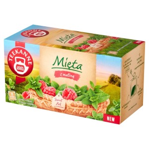 Mięta z MALINĄ Herbatka Teekanne 20 torebek